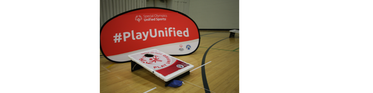 Unified Sports Banner with Baggo Board